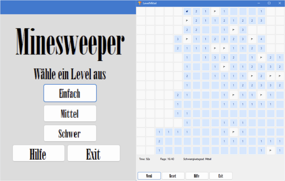 Screenshot Minesweeper C#